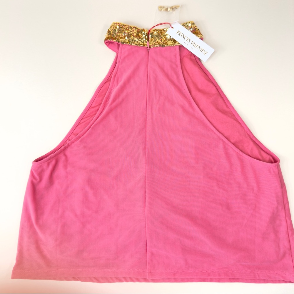 NWT Frances Valentine Sequin Embellished Top Sz XL - Picture 10 of 12